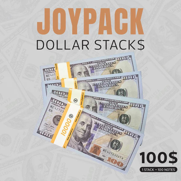 $100 STACKS 100PSC - PROP MONEY DOLLARS | 100 FULL PRINT $100 DOLLAR BILLS